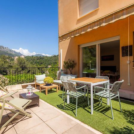 Mon Appart Avec Terrasse Et Piscine โรกบรูน-กัป-มาร์แต็ง ภายนอก รูปภาพ