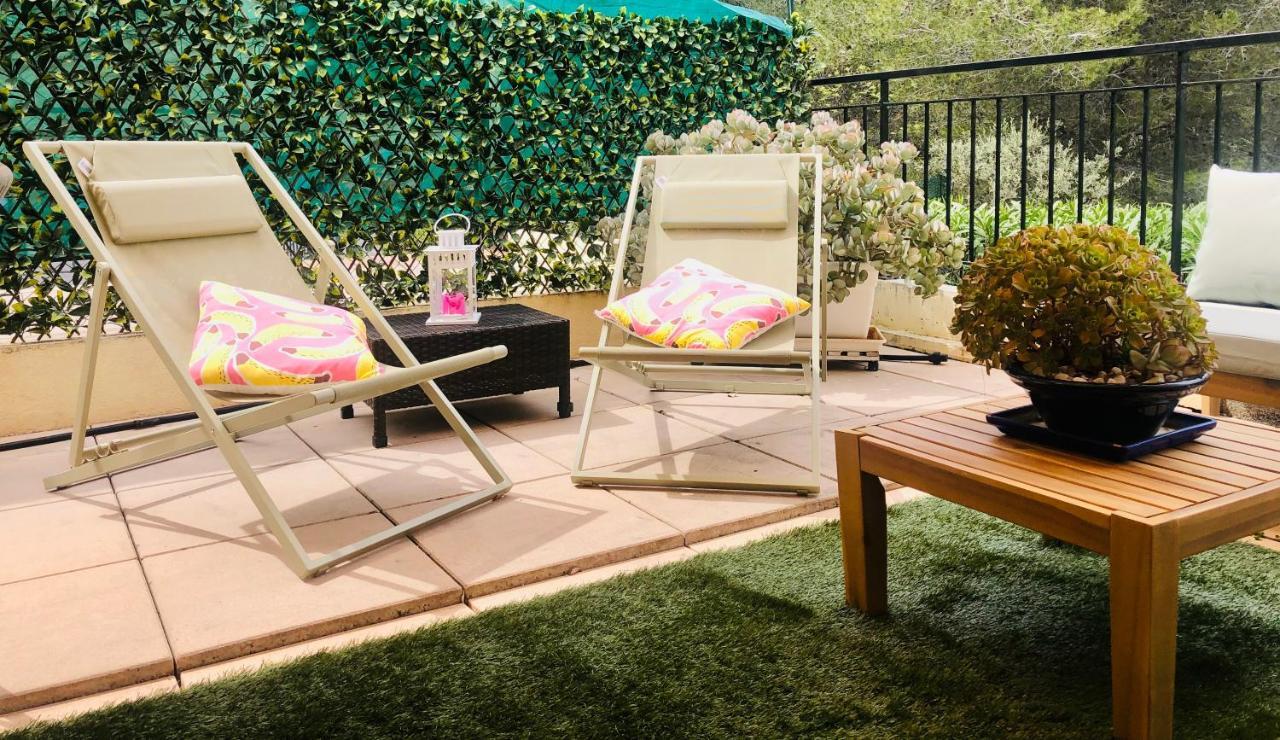 Mon Appart Avec Terrasse Et Piscine โรกบรูน-กัป-มาร์แต็ง ภายนอก รูปภาพ
